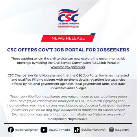 csc job portal region 7|CSC eServe .